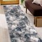 World Rug Gallery Rio Modern Abstract Runner Rug 2'x7' Blue 4054BLUE2X7 - alternate 5